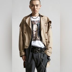 R13 Tuck In Trench Coat. Size small. BNWT